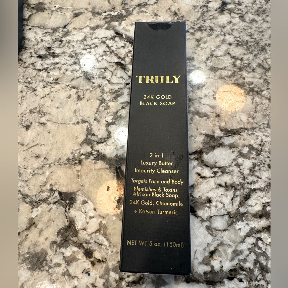TRULY 24K Gold Black Soap AUTHENTIC